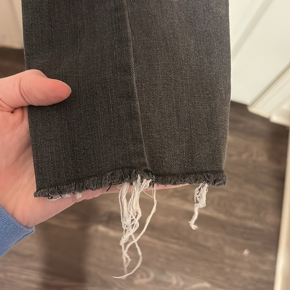 Grey Two Tone Skinny Jeans - Picture 9 of 9